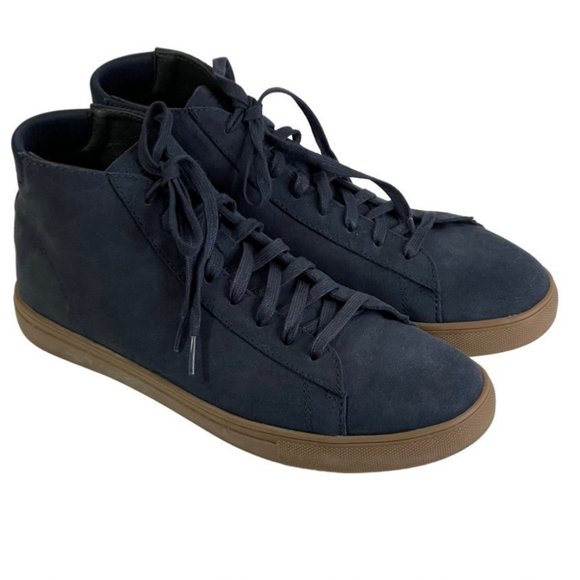 CLAE Bradley Mid Waxed Sued Deep Navy Size 10 main image 6